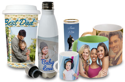 Customize your own mug, cup, glass, shot glass or other drinkware item with many different options to choose from