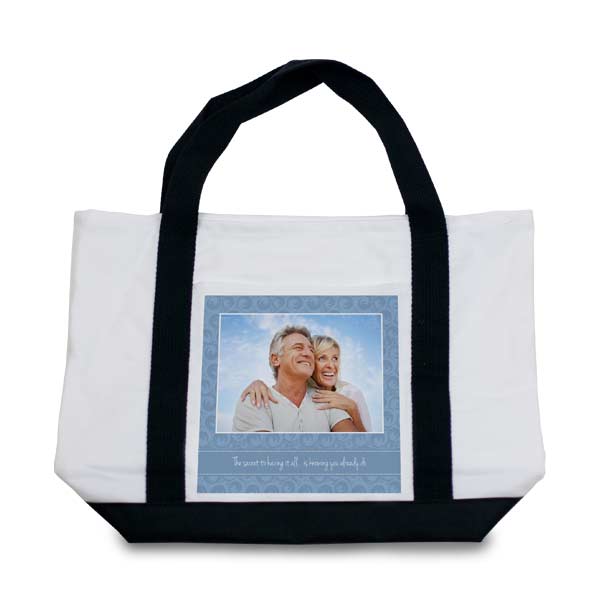 Custom Photo Tote Bag | Personalized Canvas Tote | MyPix2